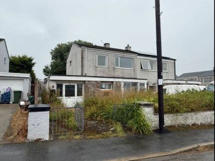 Three-bedroom semi-detached house in Rhosybol requiring modernisation 